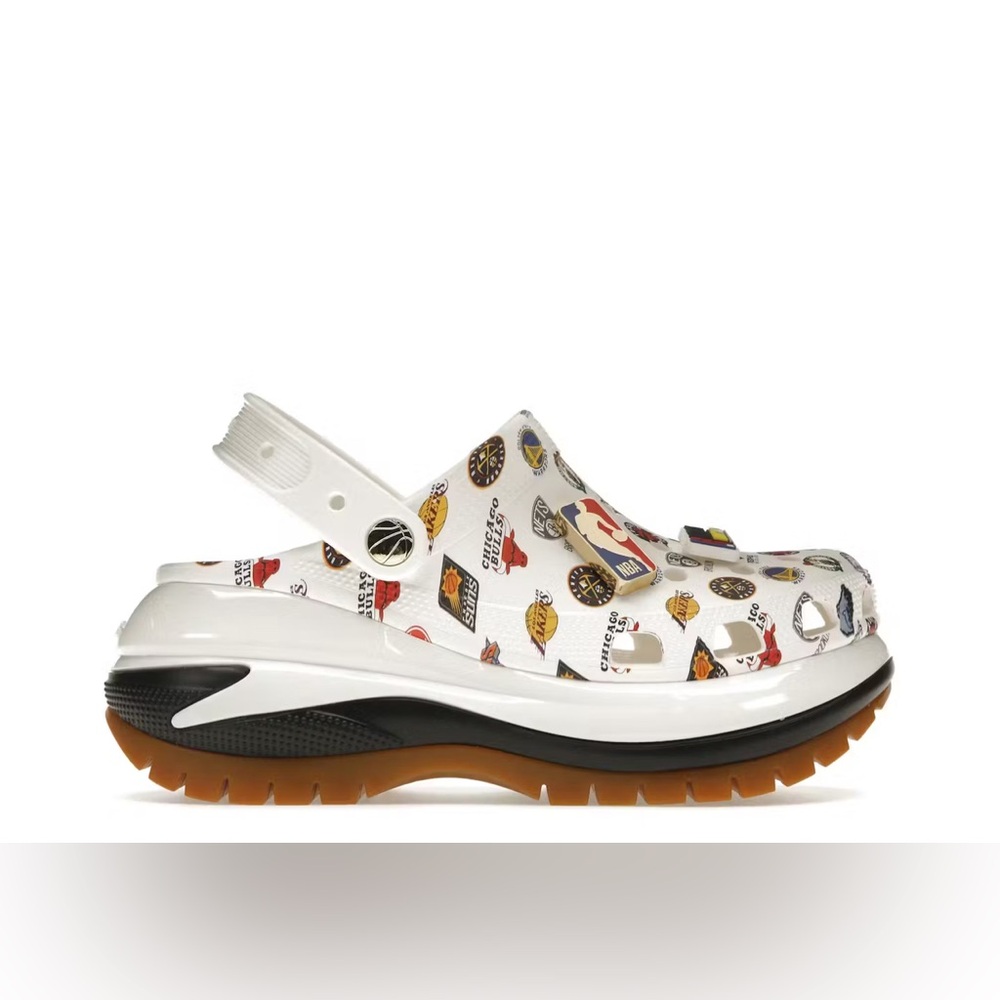 NBA X Mega crush crocs women’s size 9